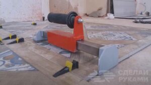 Как сделать откидной упор для распашных ворот Как сделать откидной упор для распашных ворот