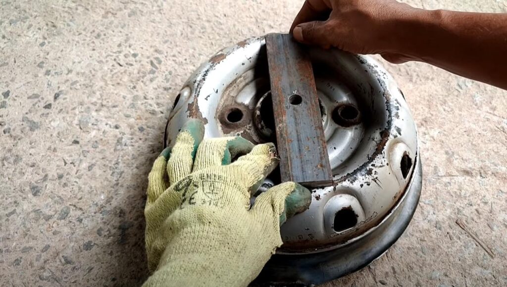 Гибочный станок из автомобильного колесного диска